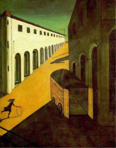 Giorgio de Chirico, “Mistero e malinconia di una strada” (1914)