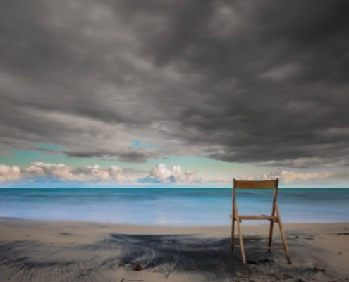 sedia sulla spiaggia