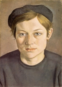 girl-with-beret-lucian-freud